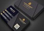 design modern minimalist business card and luxury corporate